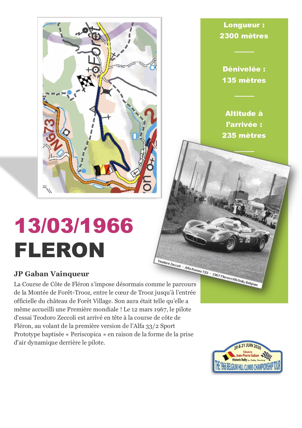 1 - Description de la côte de Fléron