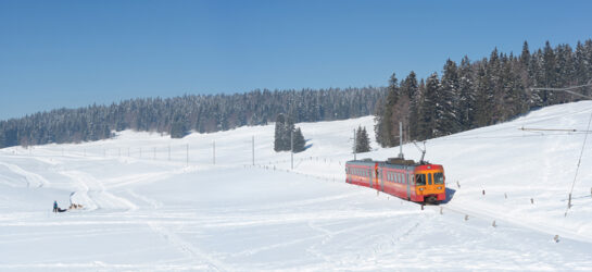 Etape 4 - Col de la Givrine en hiver